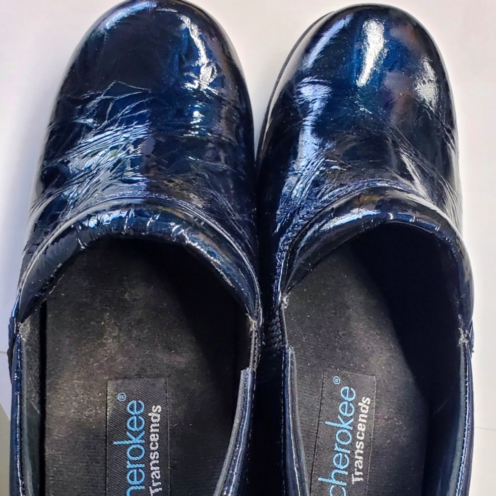 Womens Cherokee Transcends Shoes the color is Navy Blue Size is US 8